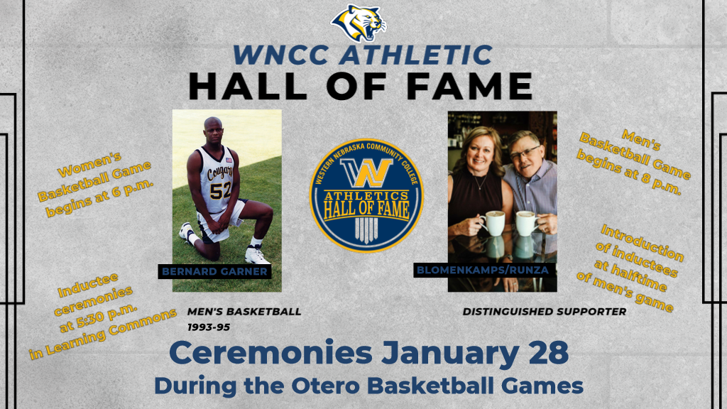 Bernard Garner, Blomenkamps to be inducted into WNCC Athletic Hall of Fame Jan. 28