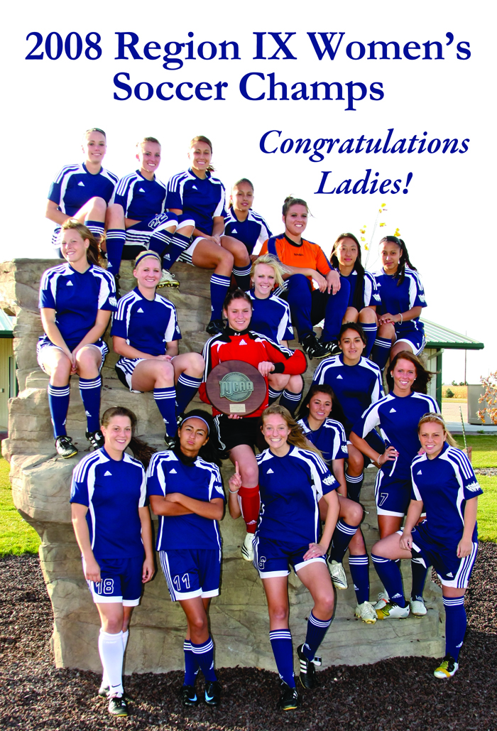 2008 Region IX Women's Soccer Champions