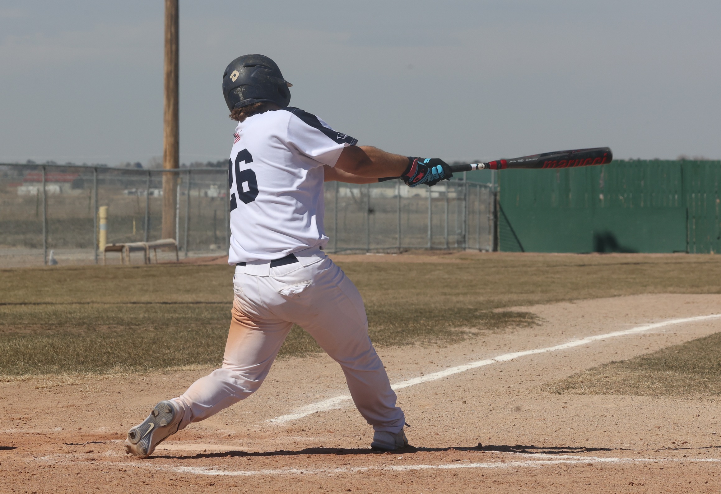 Jake Jackson's home run swing that won game one.