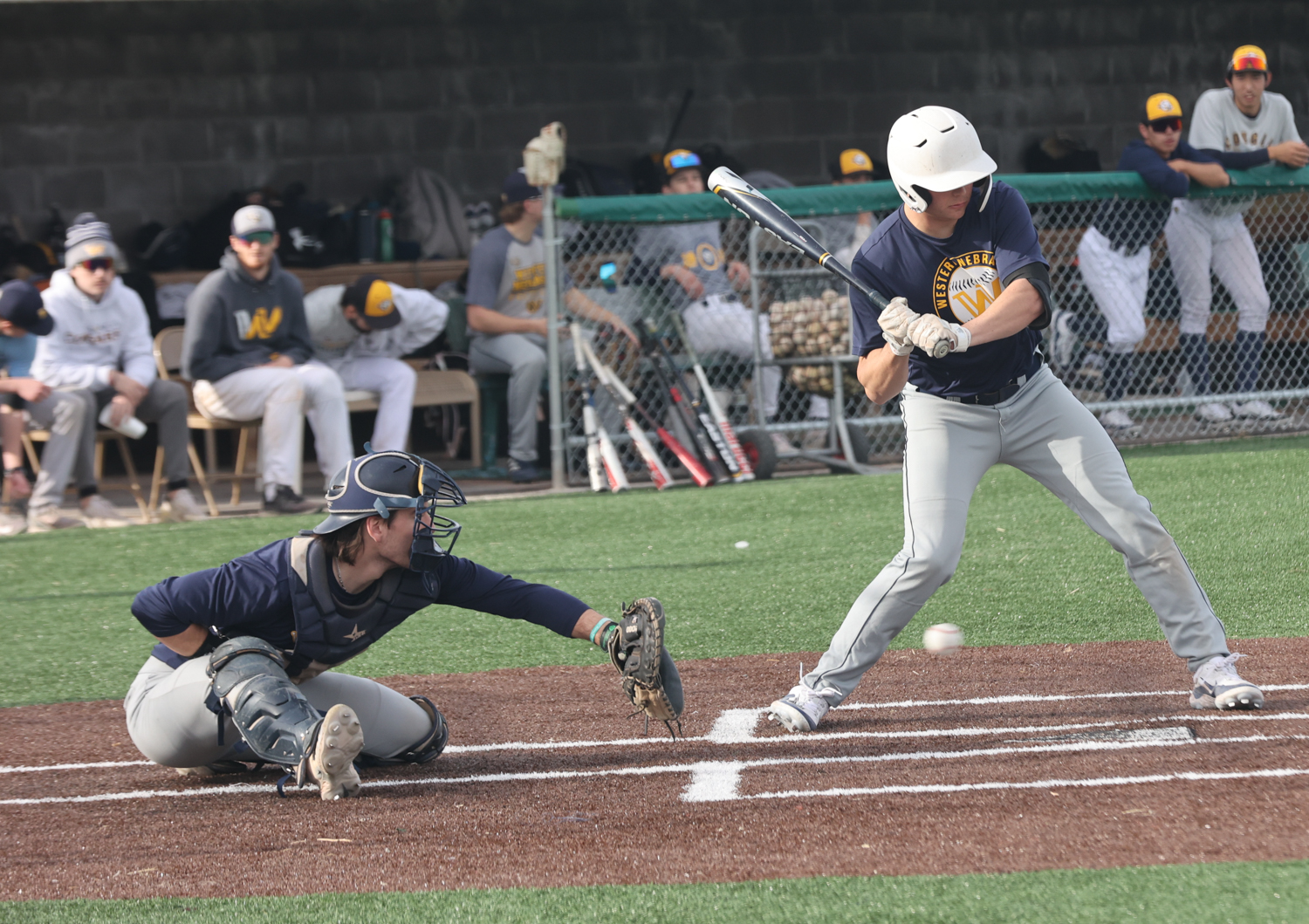 Baseball practice in February