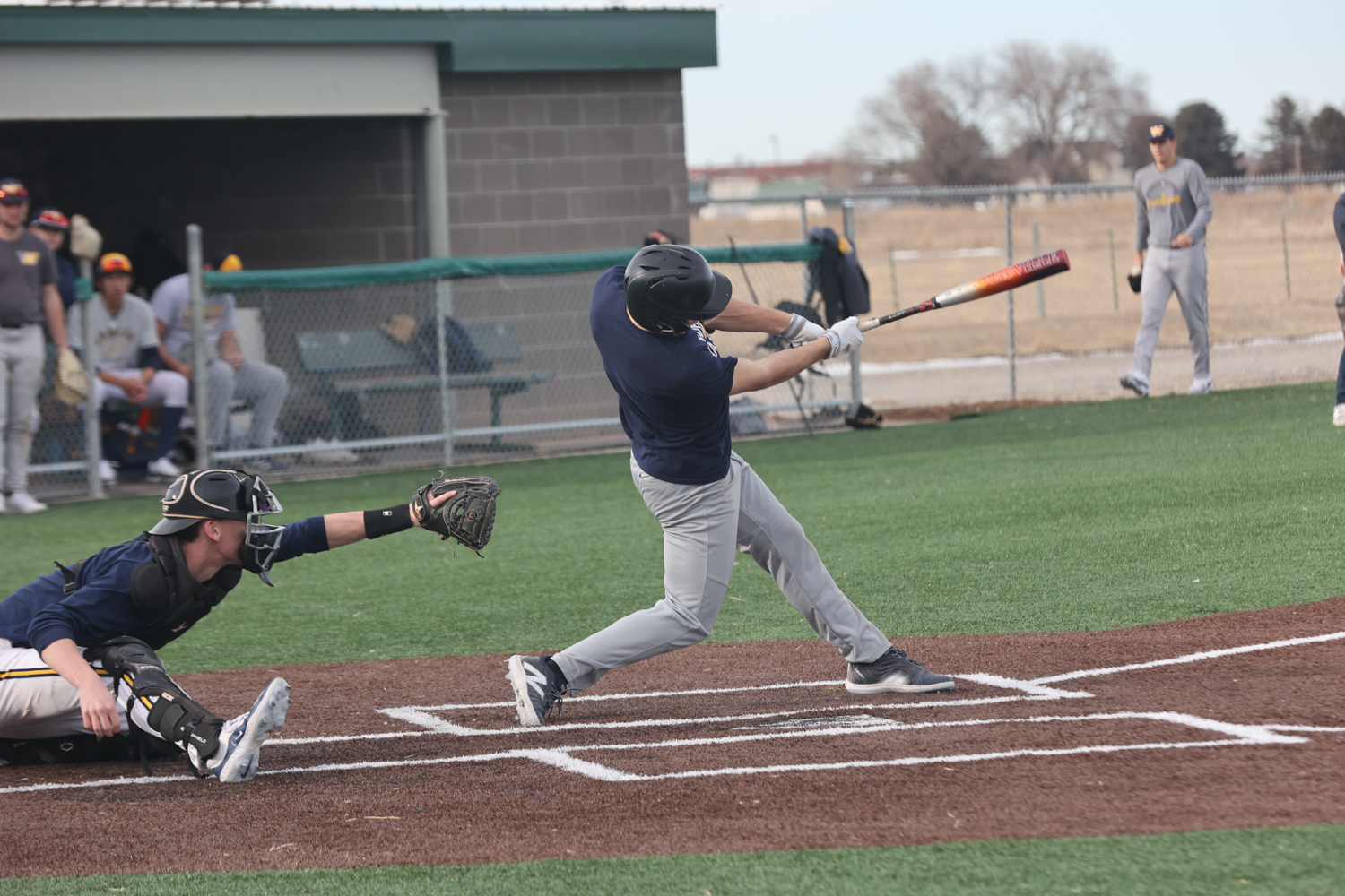 Baseball practice on February 1.
