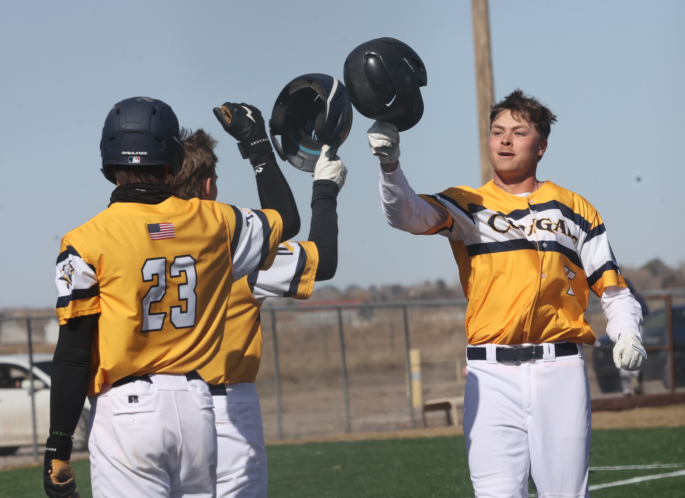 Action against Miles at Cleveland Field in February.