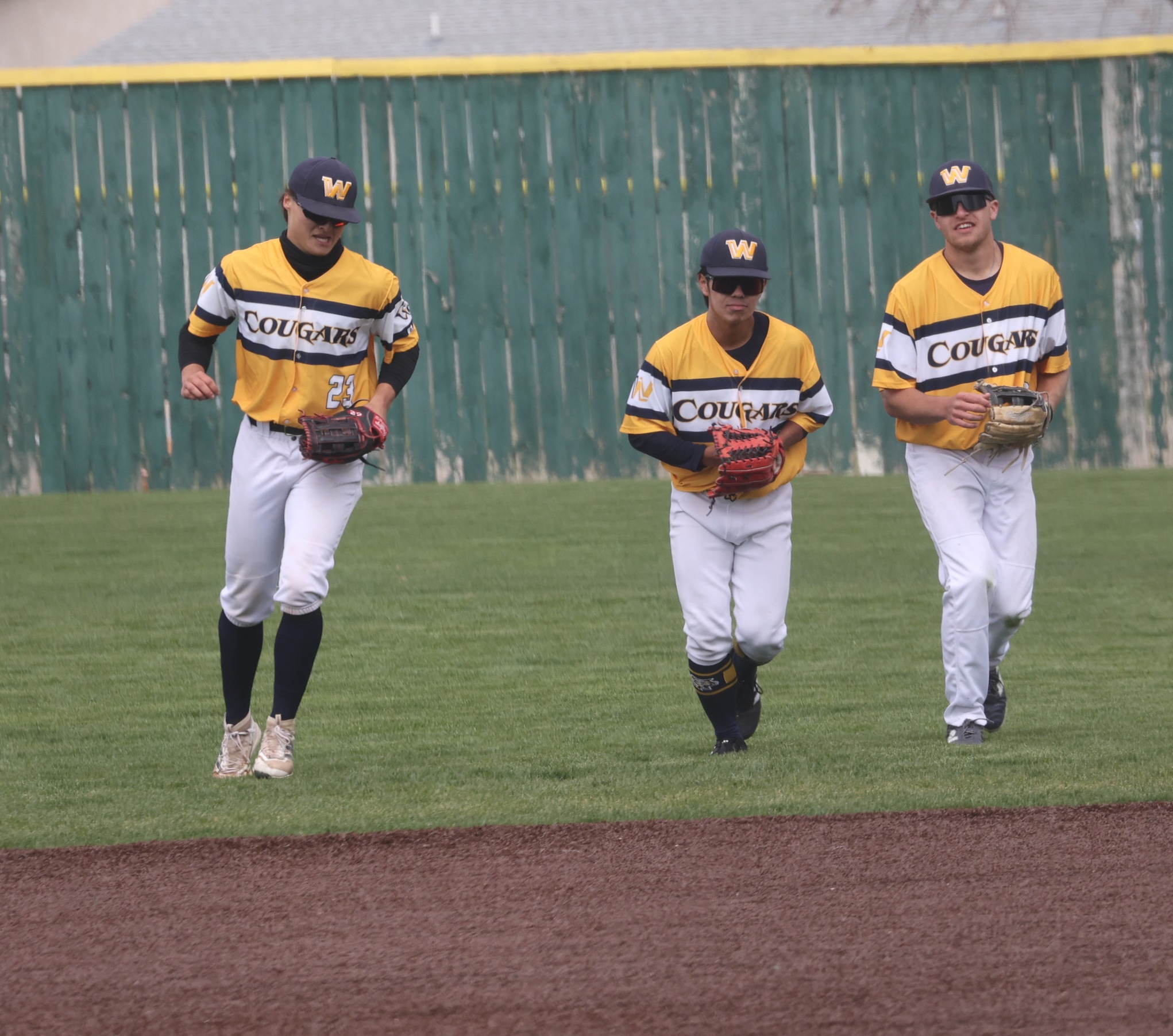 Action against NJC at Cleveland Field in April.