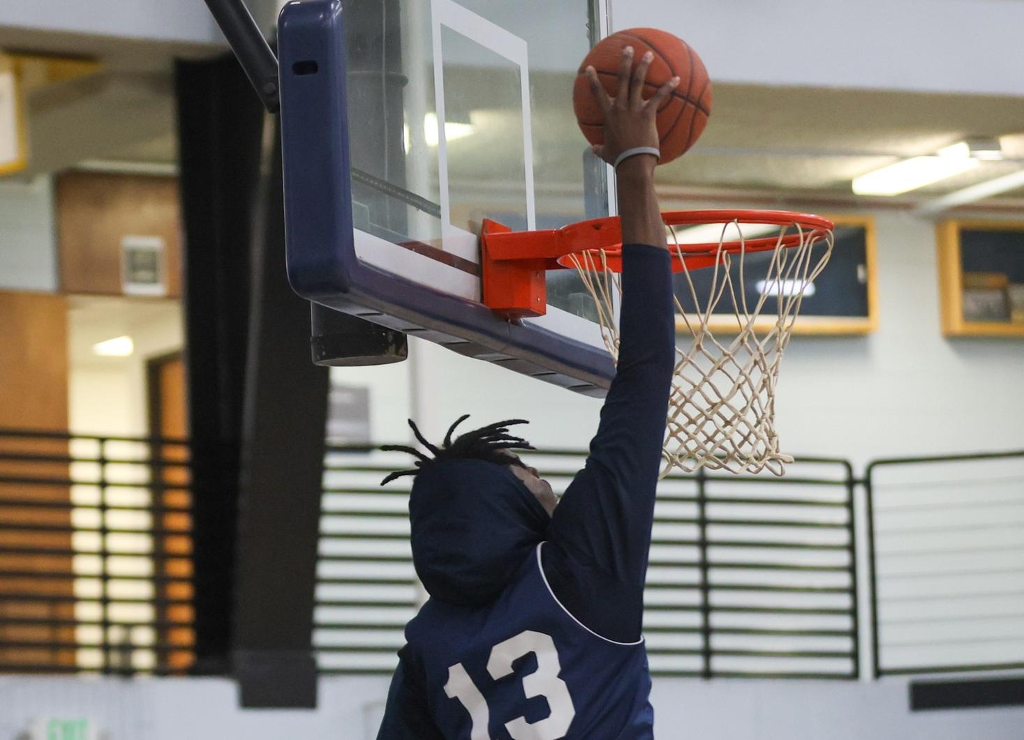 Action during a recent practice.
