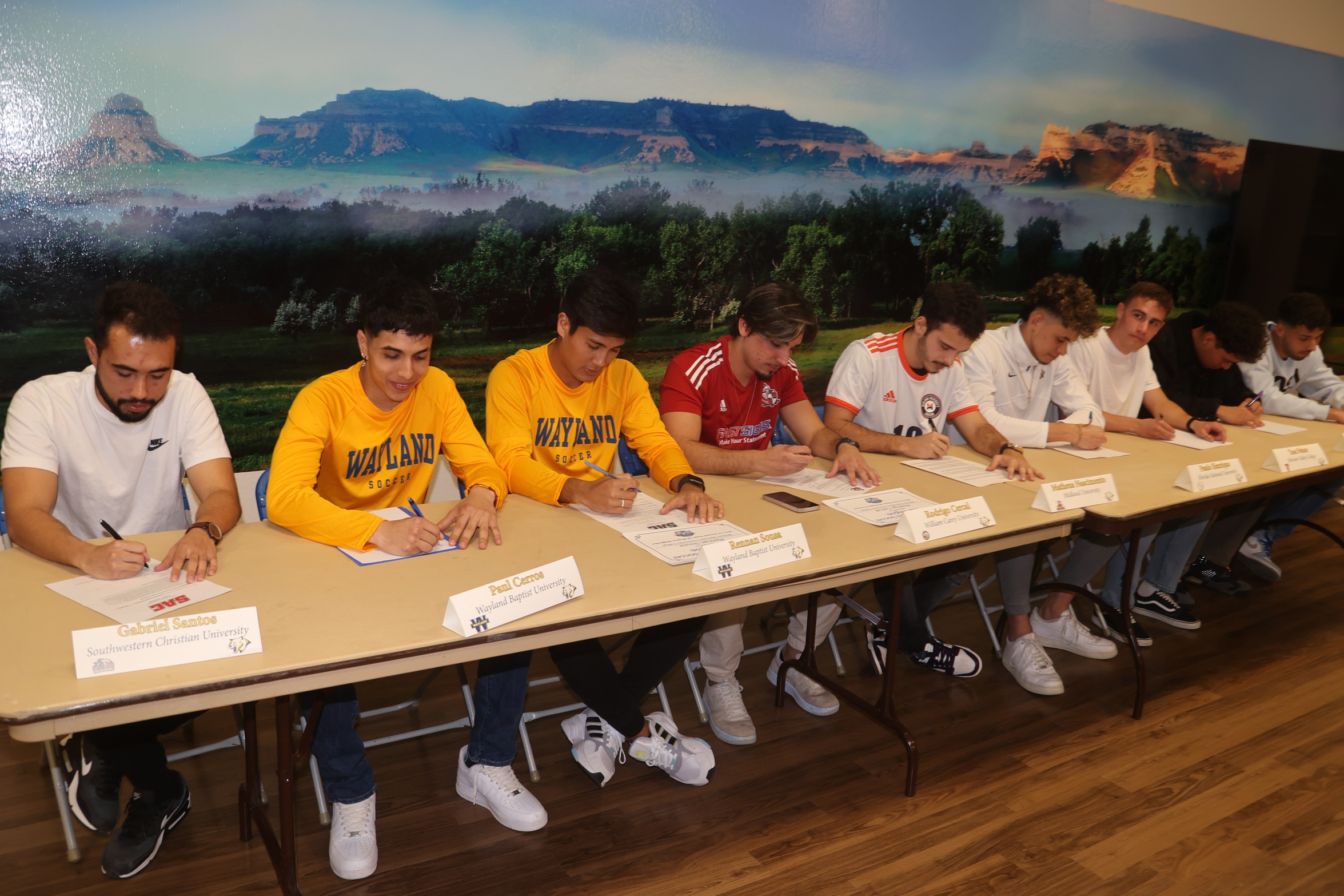 WNCC nine sophomores sign