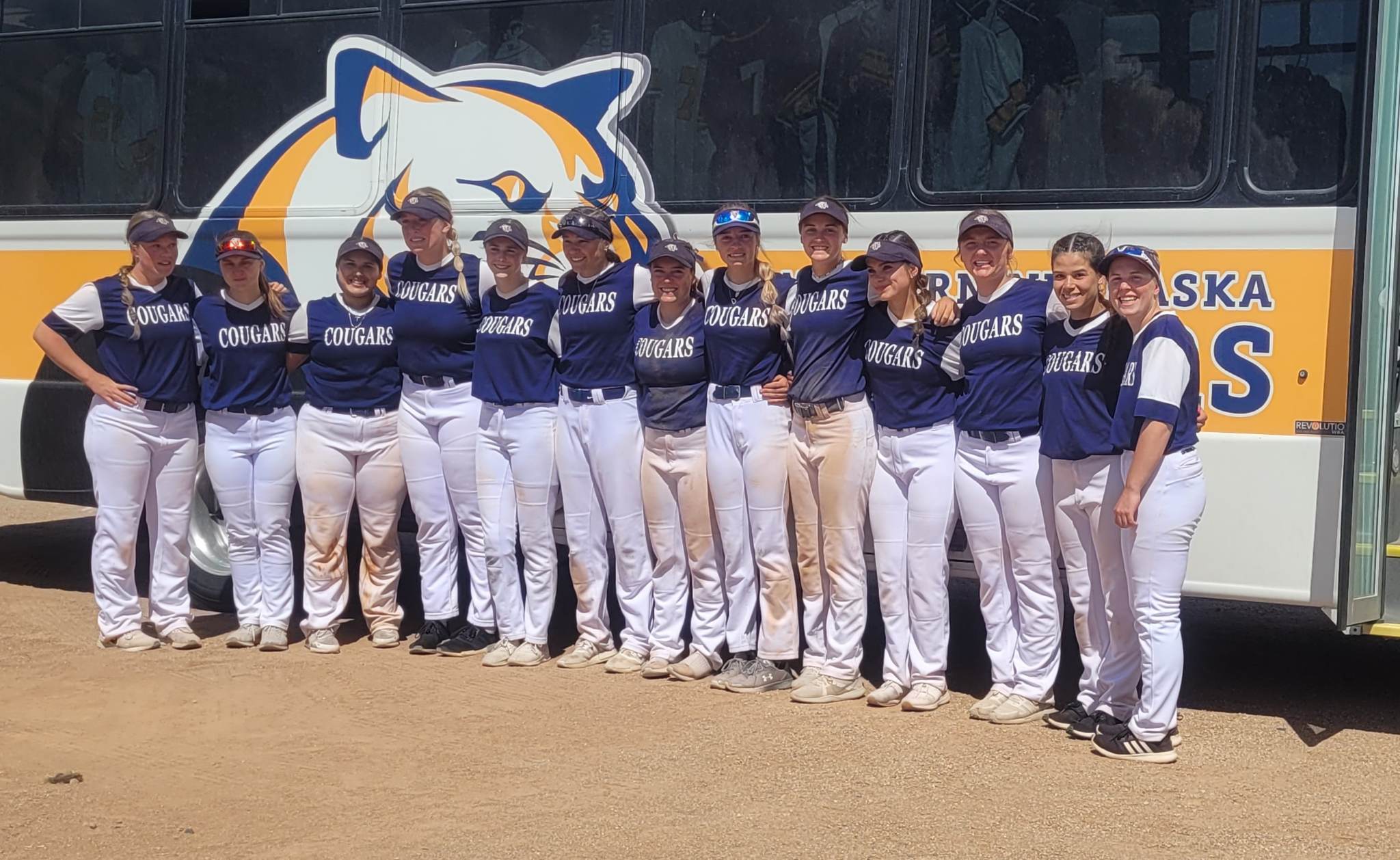 softball team at regionals.