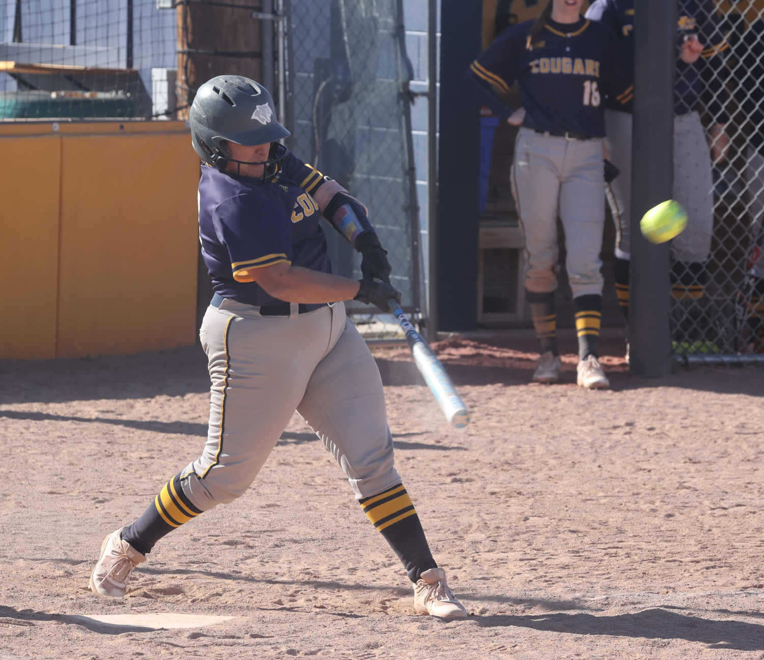 Sianna Lewis' grand slam hit.