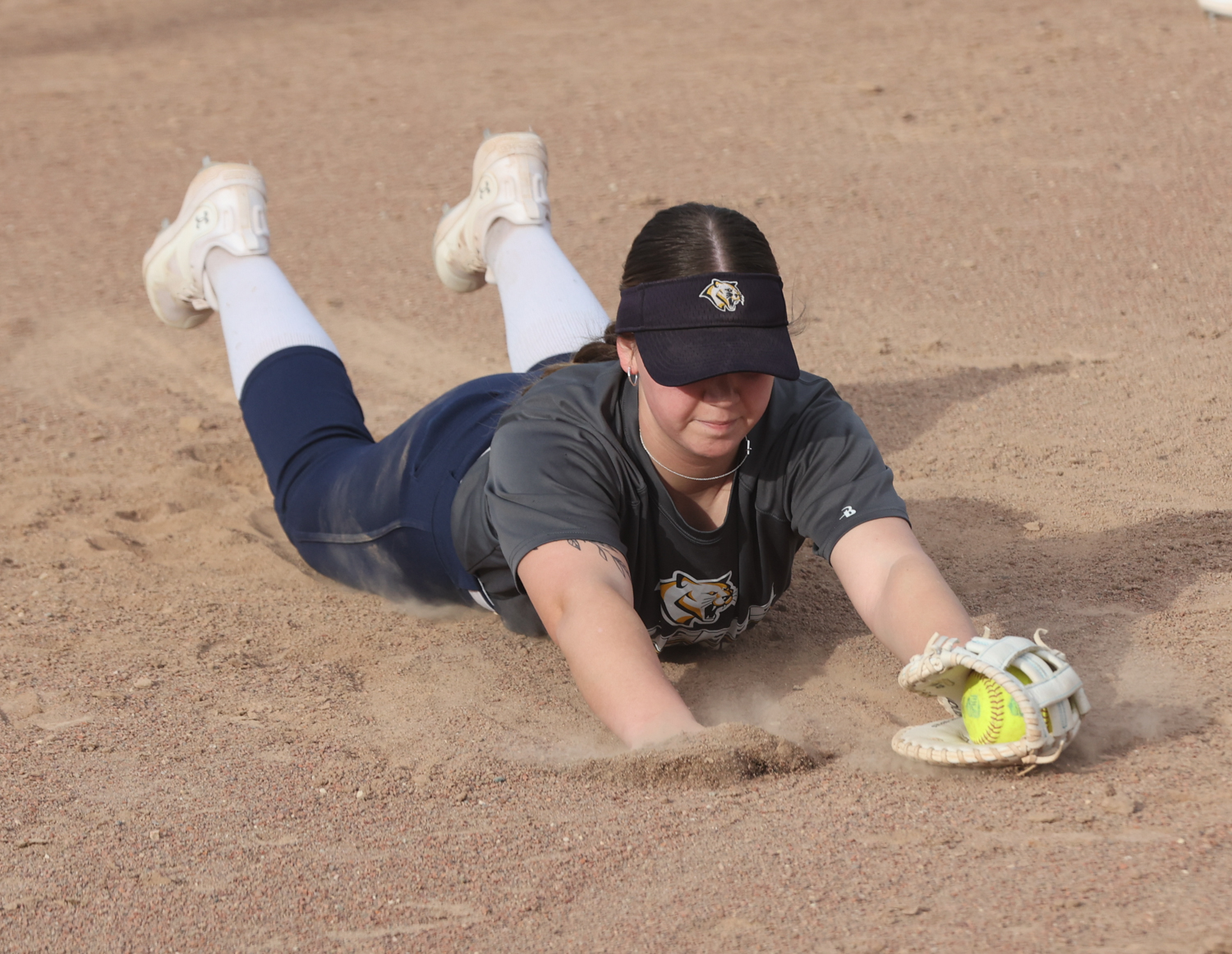 Softball February practice