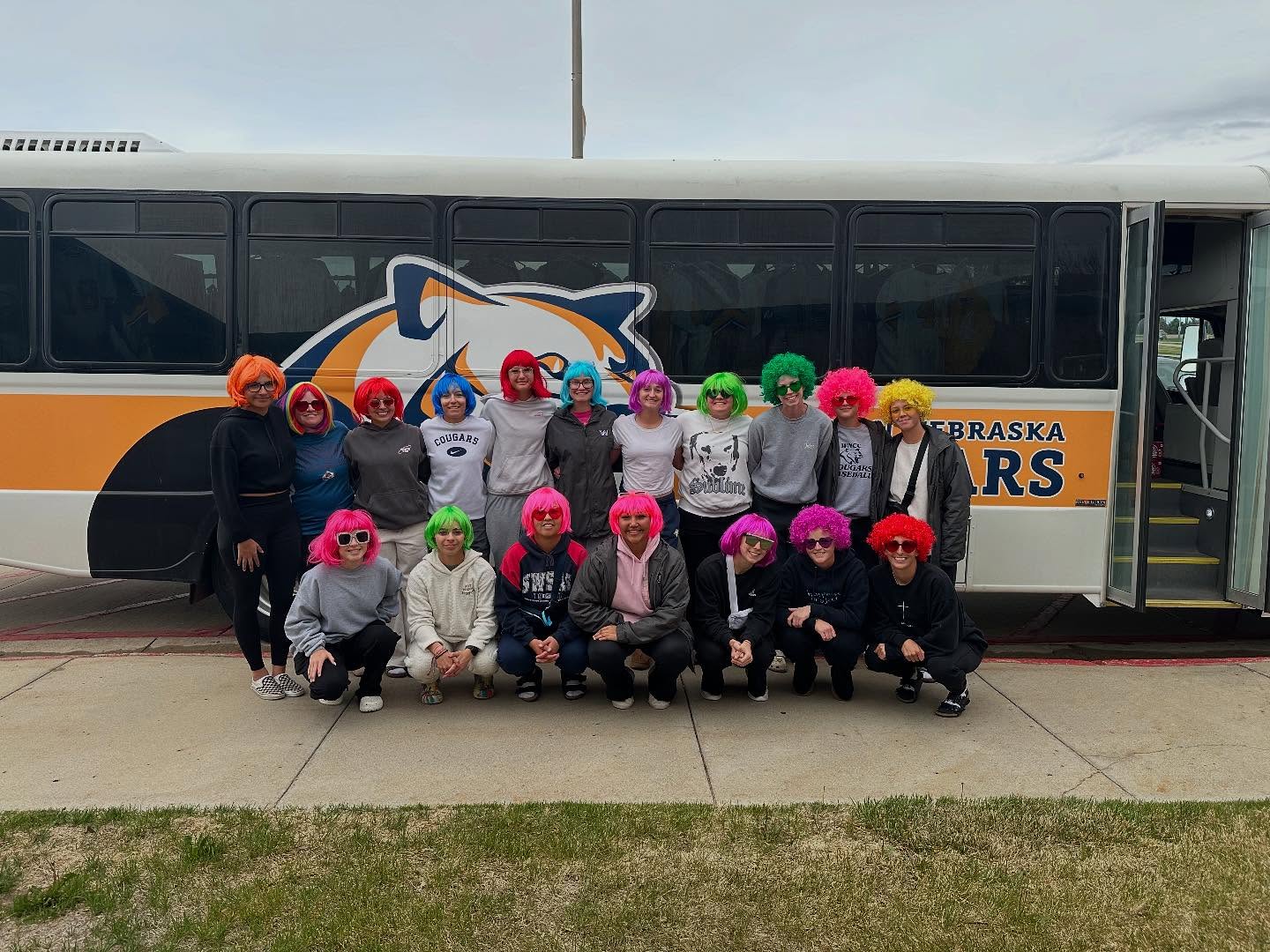 Wiggin Out is the theme for the trip to regionals. The Cougars left Thurday evening and will play their first game Friday at 3:30 p.m. against Otero.