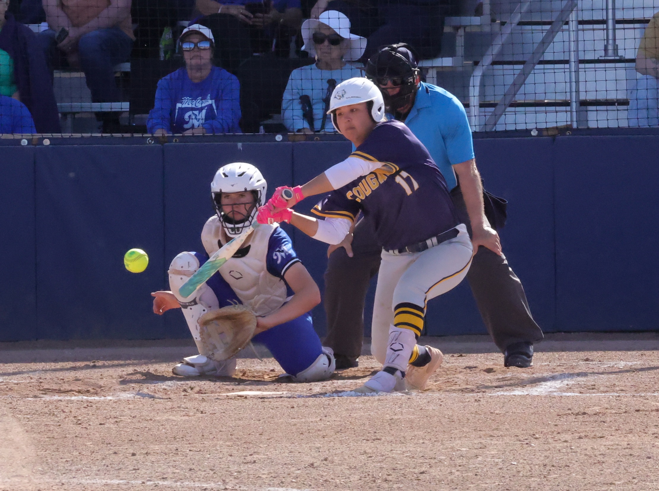 Action in a game against McCook earlier in the year.