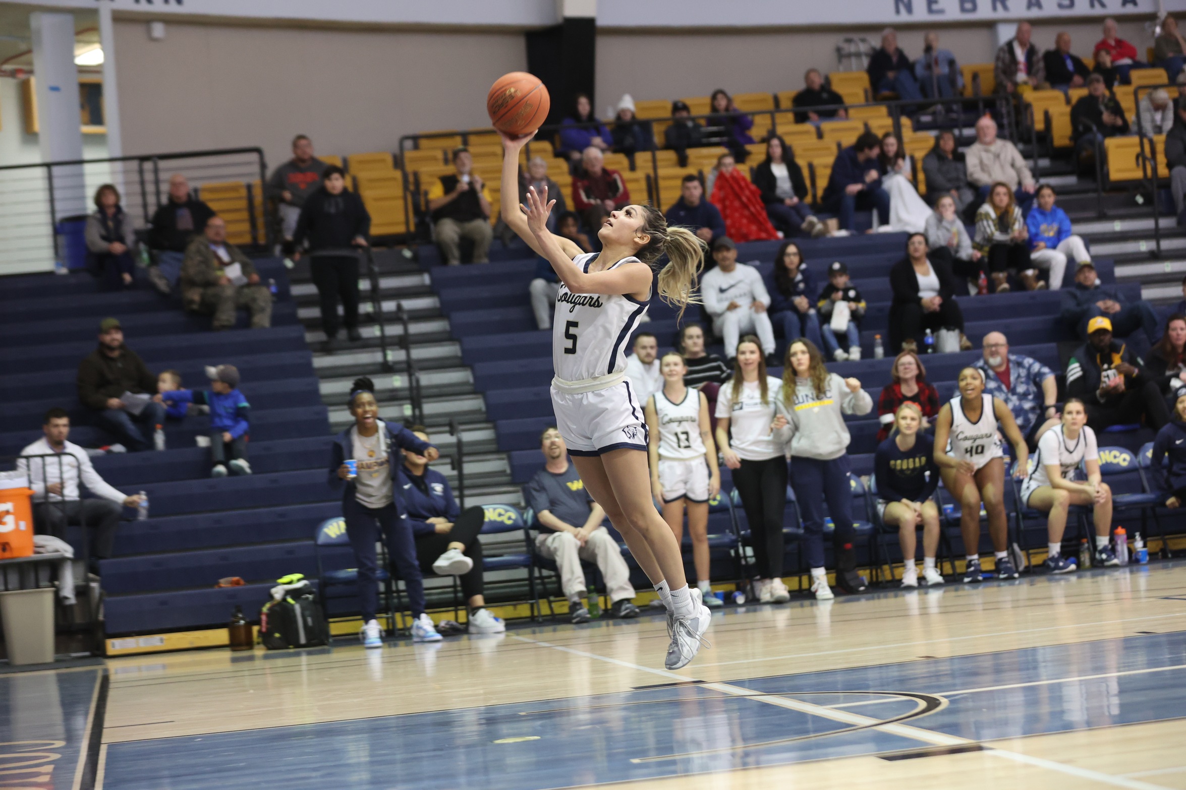 Yara Garcia goes up for a lay-up.