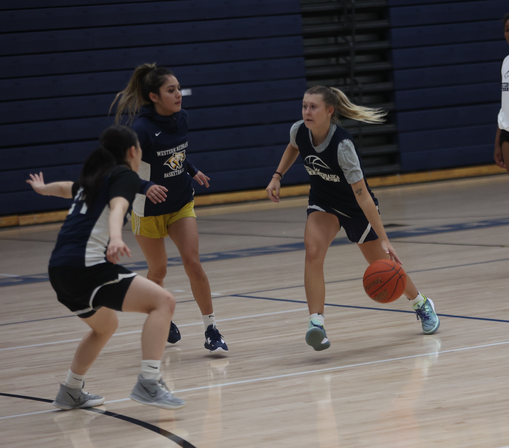 Women's basketball team open up first practice.