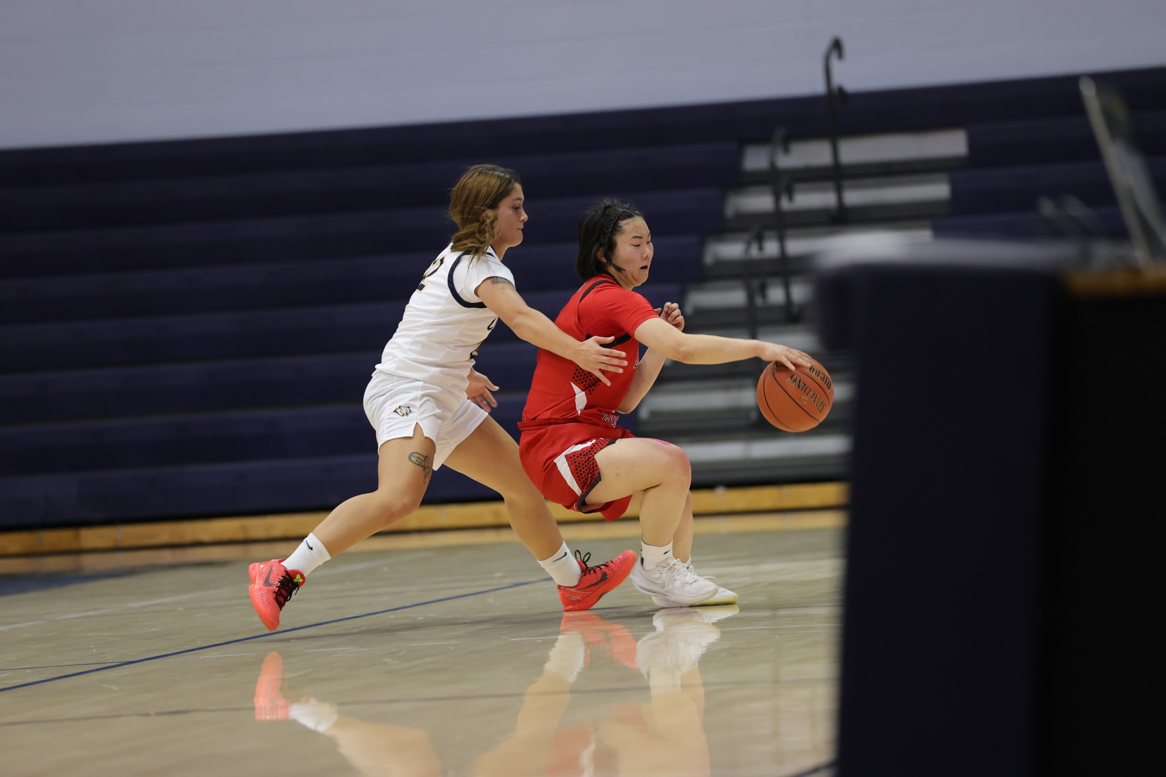 WNCC's  Veralyn Aviles guards a Casper player in the second half.