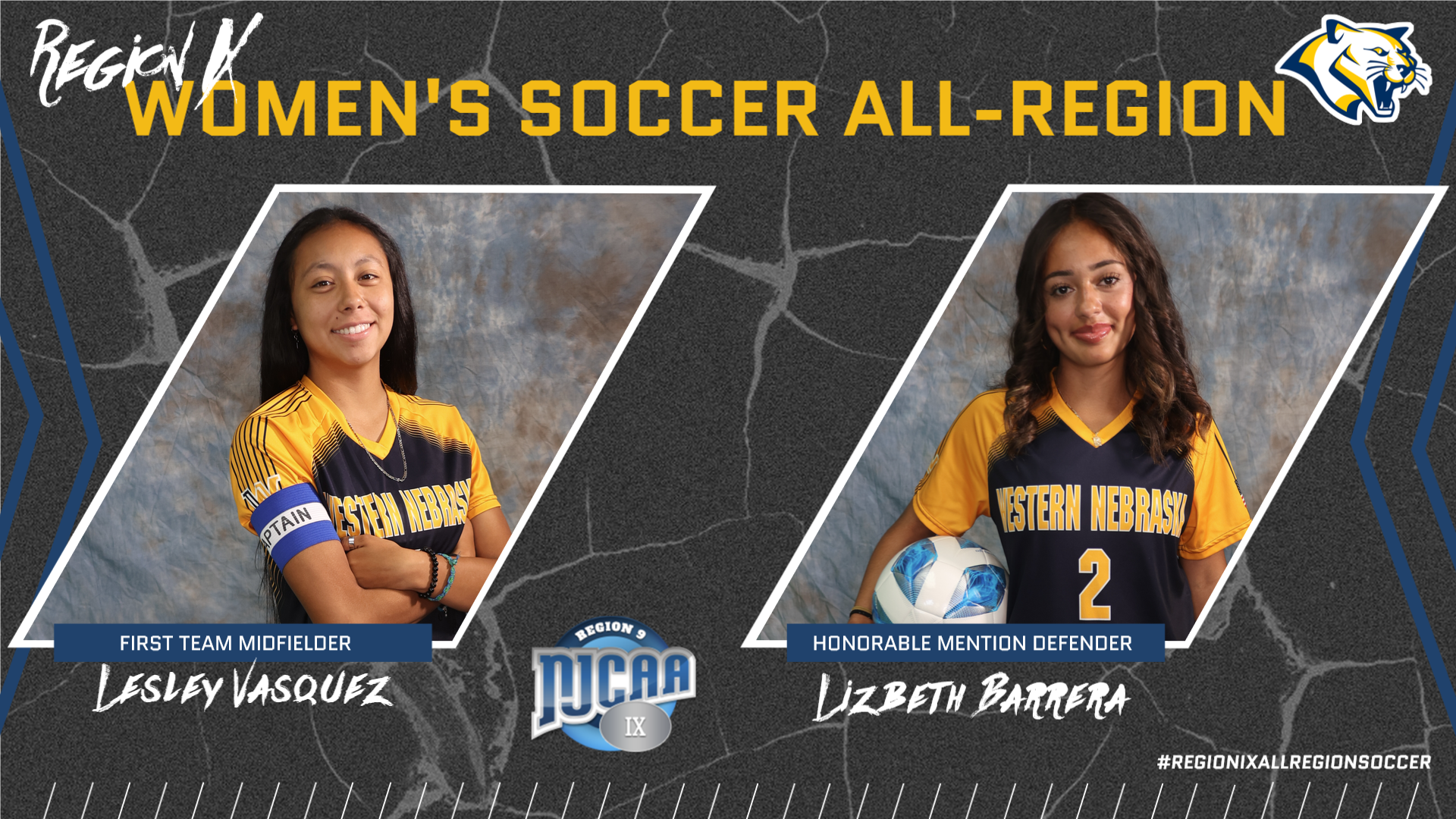 women's all-region soccer team