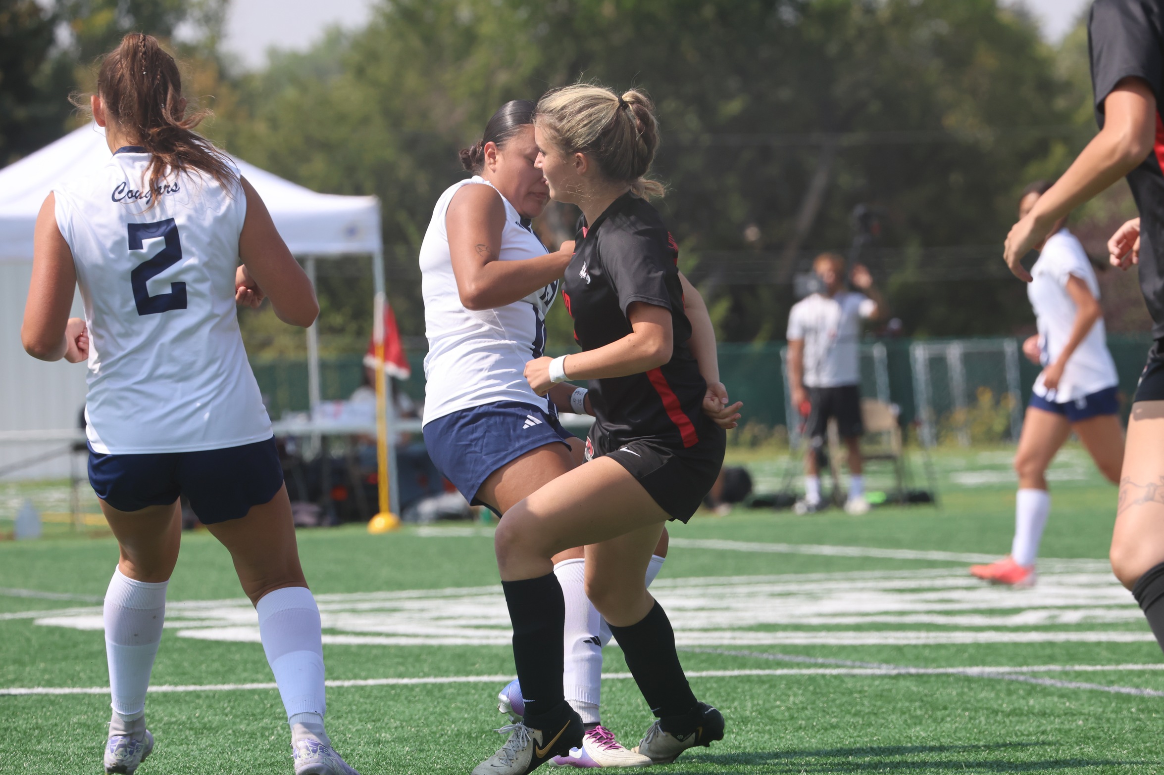 Action of WNCC against Casper Saturday afternoon at Casper Kelly Walsh soccer field.