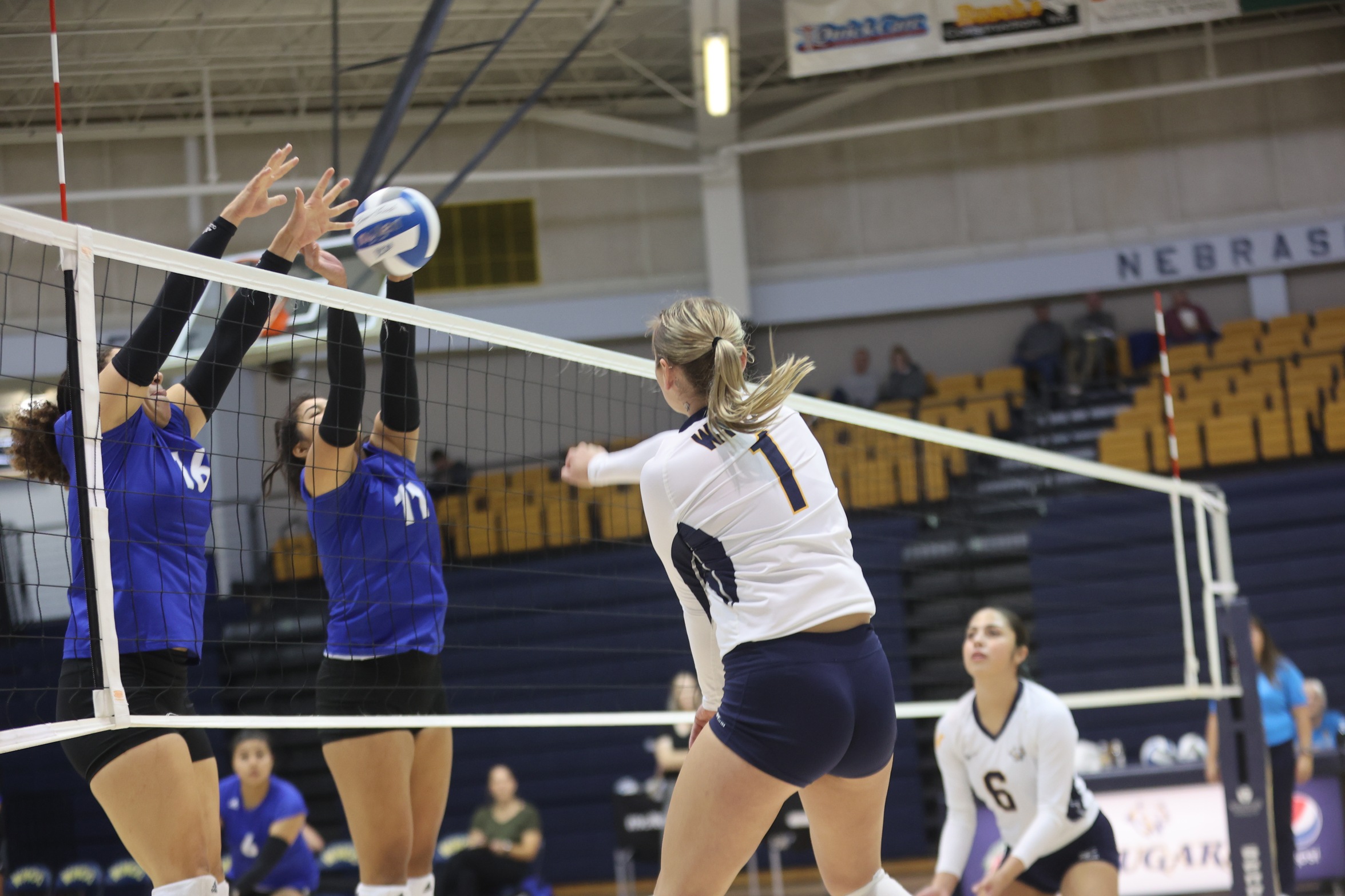 Jayla Brehmer goes for a kill.